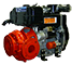 Diesel motorpumps air cooled lombardini engine