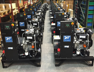 Tecnoplus generating sets, motor pumps and electric pumps